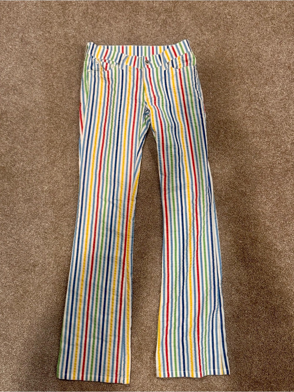 LOUDMOUTH Multicolor Stripe Golf Pants